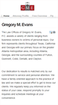 Mobile Screenshot of gregevanslaw.com